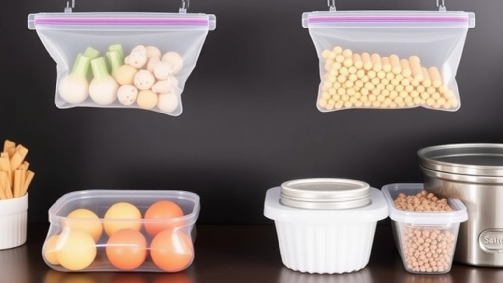 Maneiras inovadoras de organizar sua cozinha com bolsas de armazenamento de silicone