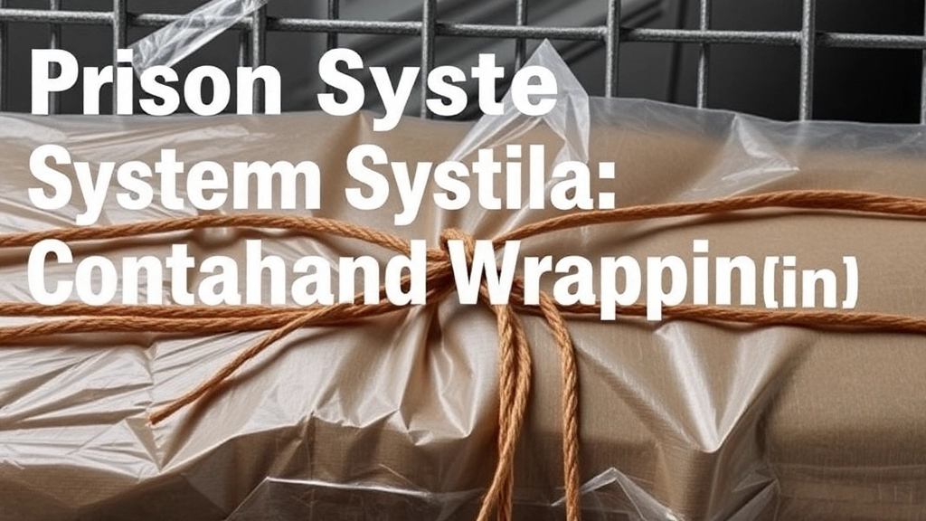 Prison system scandal contraband wrapping case study