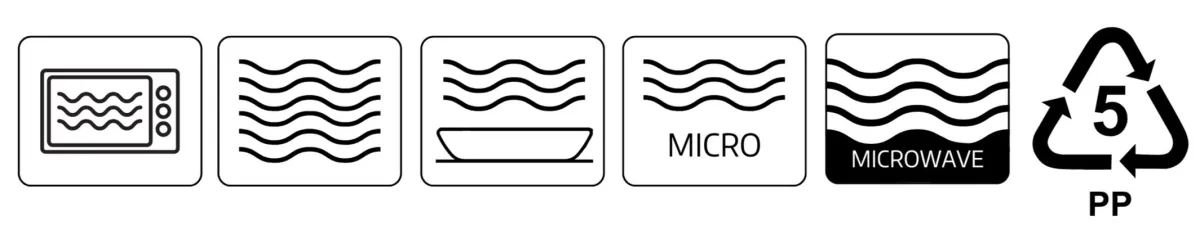 Microwave-safe container identification