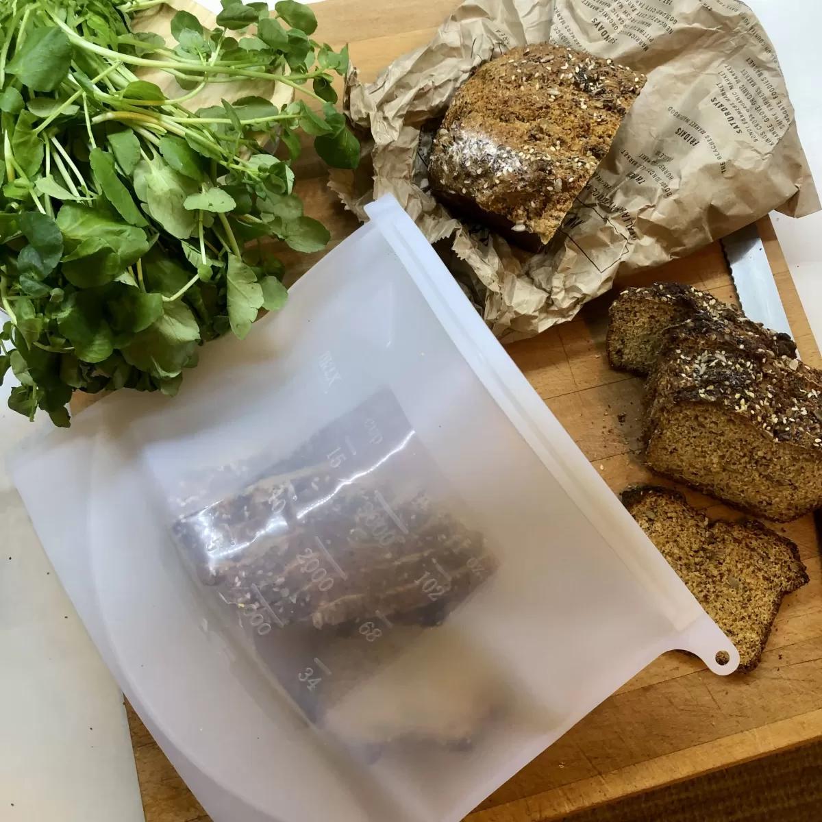 Bolsas de silicona reutilizables ecológicas