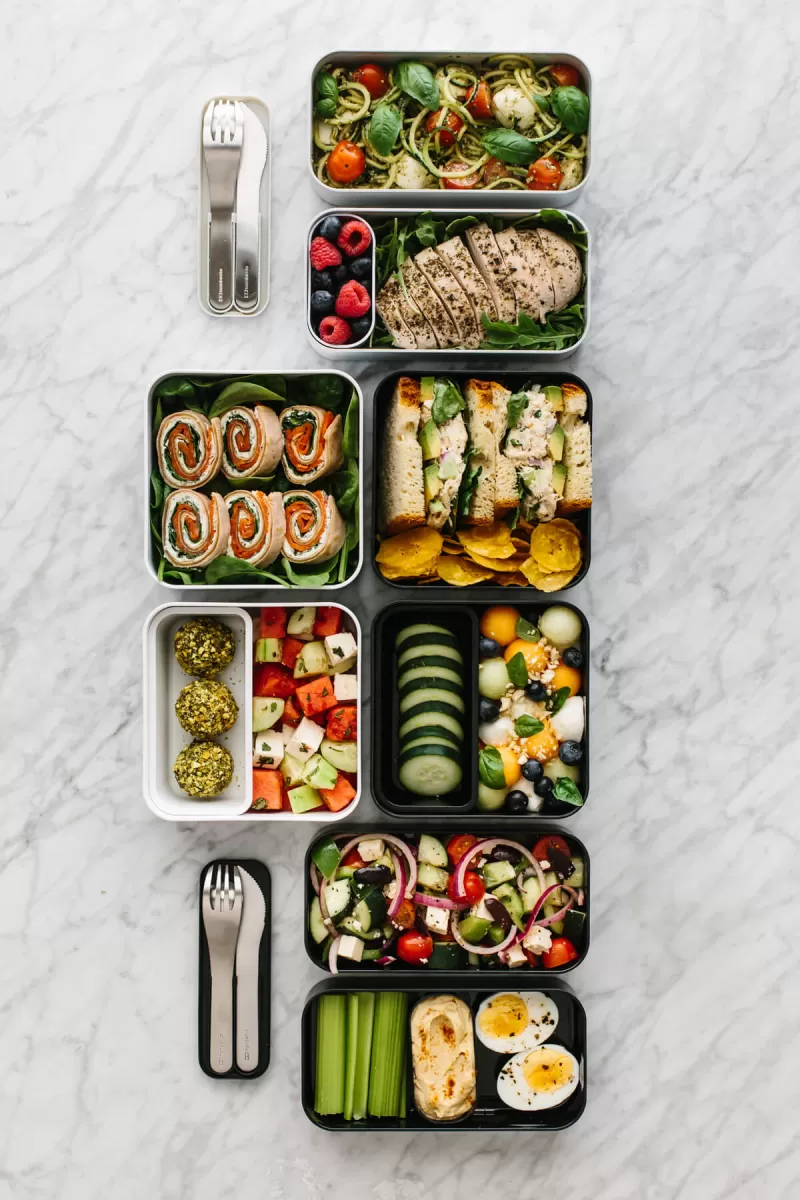 Perfekt ausgewogene Tipps für die Lunch-Box-Packung