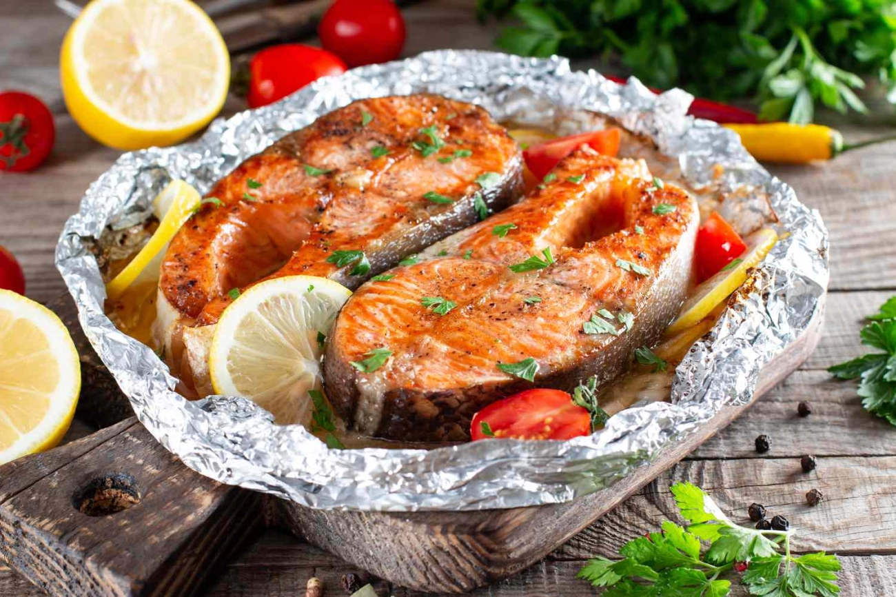 Aluminum foil tips for delicate foods