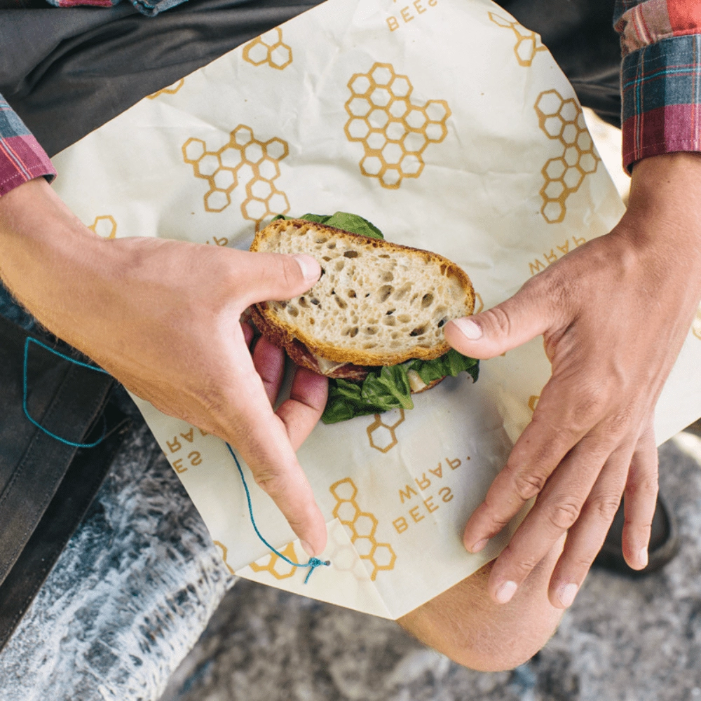 Miljøvenlige genanvendelige sandwichwraps