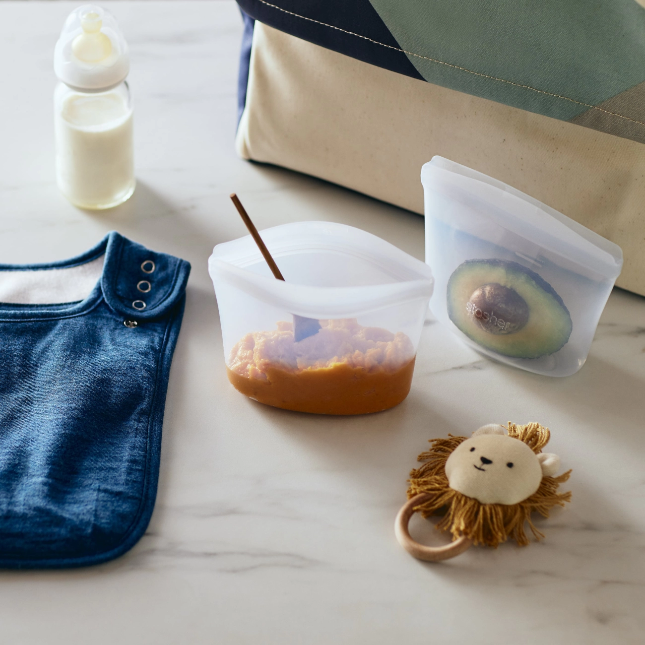 Silicone pouches for daily life use