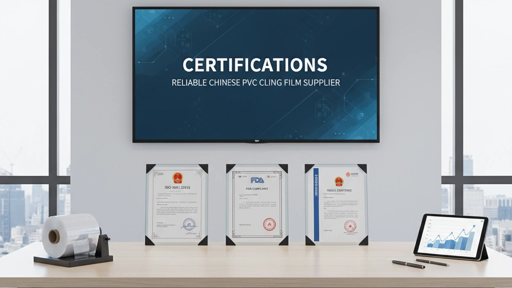 2025年に信頼できる中国製PVCクリングフィルムメーカーの見つけ方 1 信頼できる中国のPVCラップフィルムサプライヤーの認証