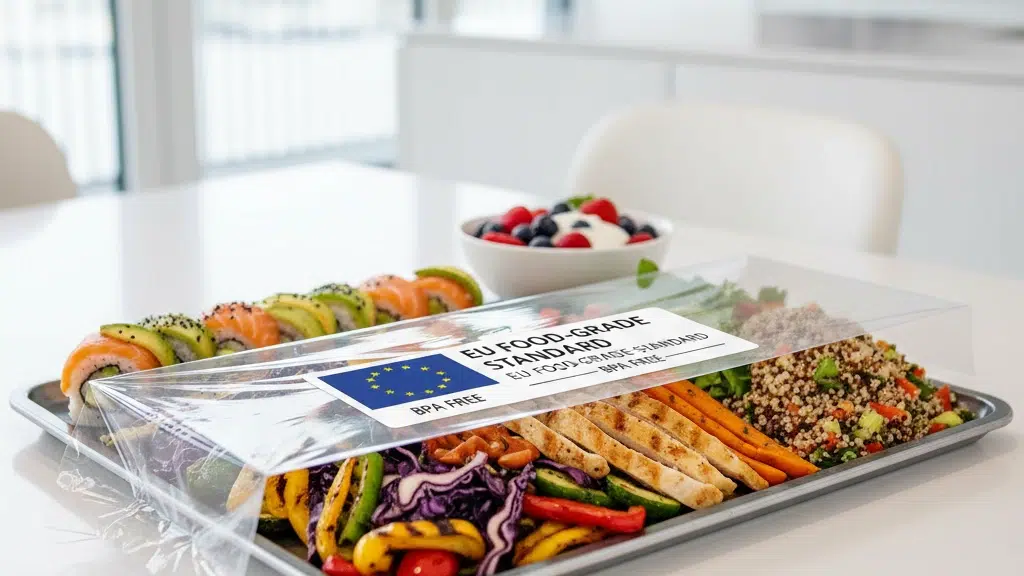 EU-Standards für lebensmittelechte Frischhaltefolie