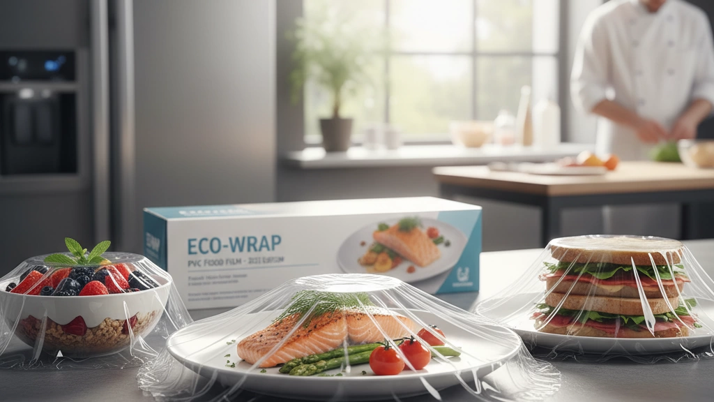 دليل فيلم الالتصاق PVC 2025 تعريف الاستخدامات السلامة ونصائح المورد 1 استخدامات فيلم PVC اللاصق في صناعة الأغذية 2025