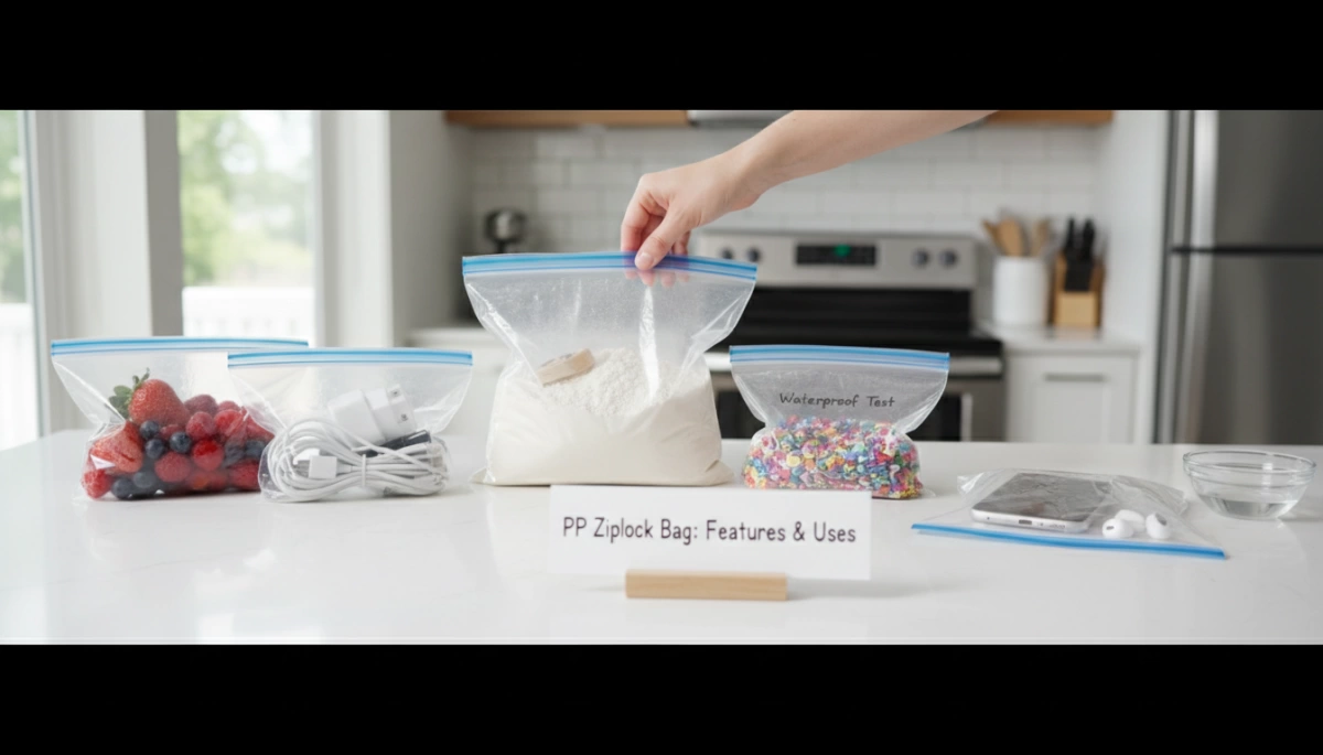 Pp ziplock pose egenskaber og anvendelser