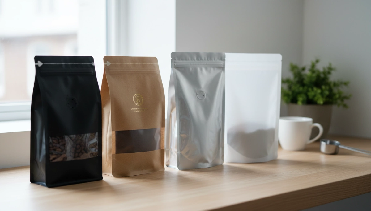 ਕੌਫੀ ਜਿਪਲਾਕ ਬੈਗ ਗਾਈਡ ਤਾਜ਼ਗੀ ਅਤੇ ਸਟੋਰੇਜ ਟਿਪਸ 2 ਕੌਫੀ ਜਿਪਲੌਕ ਬੈਗ ਸਮੱਗਰੀ ਵਿਕਲਪ